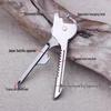 **Eight-in-One Multifunctional Keychain Tool with Knife and Screwdriver**