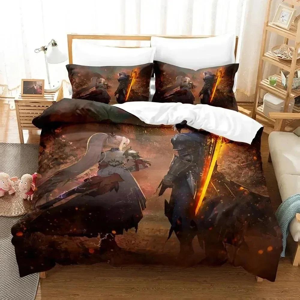 3D Print Game Tales of Arise Bedding Set Printed Bed Set With Pillowcase Bed Duvet Cover Soft Queen King Size Bedclothes Home