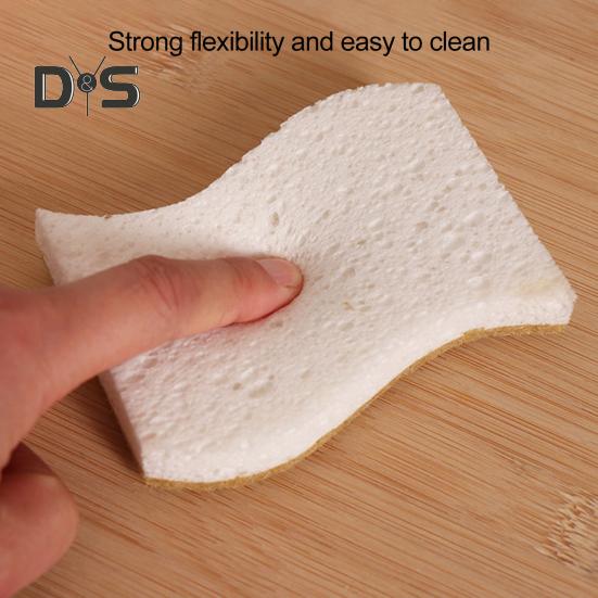 12 st Naturlig kökssvamp med kokosskrapa Biologiskt nedbrytbar Komposterbar Cellulosadisktrasa Hemkök Nödvändighet