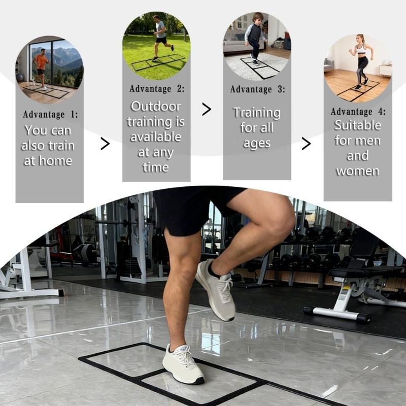 Soft Elastic Training Ladder For Speed Practice And Movement Exercises Perfect For Soccer Basketball And Fitness
