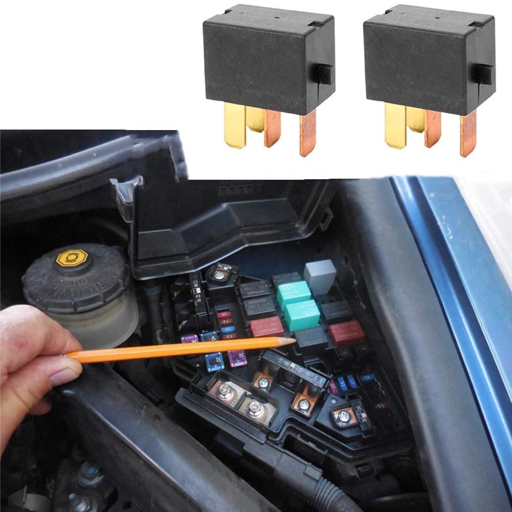 Relay Air Conditioner Relay Set of 2 A/C 4 Pin 4 Extremes Universal Car Air Conditioner Fan Relay