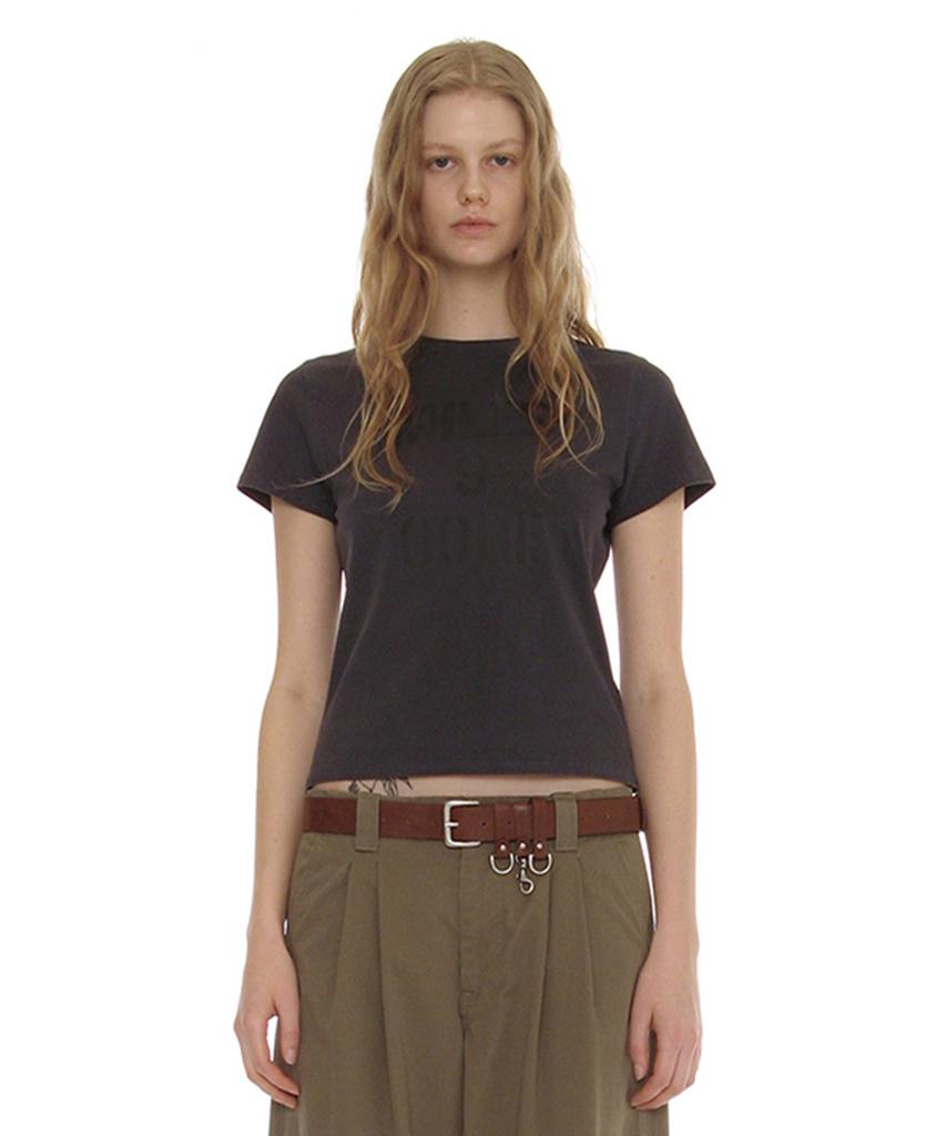 PARTIMENTO WOMEN Miles 9 Core Relaxed Tee_Dusty Navy