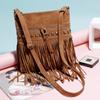 Herbst Winter Neue Damen Umhängetaschen Europäisch Amerikanisch Retro Weidennägel Mode Fransen Crossbody Bag Hohe Qualität Samt Vielseitige Schultertasche