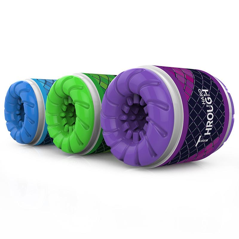 Artificial Vagina for Man Male Masturbator Soft TPE Dual ChannelEndurance Exercise Penis Massage Sex Toys for Men