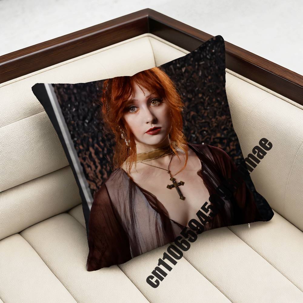 For Singer C-Chappell Roan Throw Pillow Case Sham 30X30Cm 45X45Cm 50X50Cm Square Office Cushion Cover