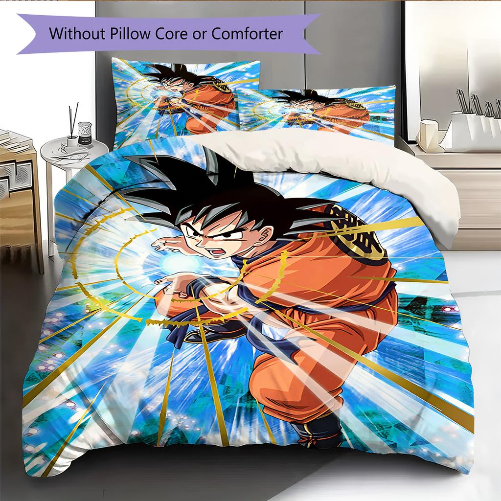 Set Copripiumino Trapuntato con Fantasia Cartone Animato Federa Decorazione per la Casa Regalo di Compleanno (1 * copripiumino + 2 * federa, senza nucleo)