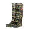 Water shoes non-slip waterproof wear-resistant camouflage high tube transparent bottom PVC rain shoes rain boots