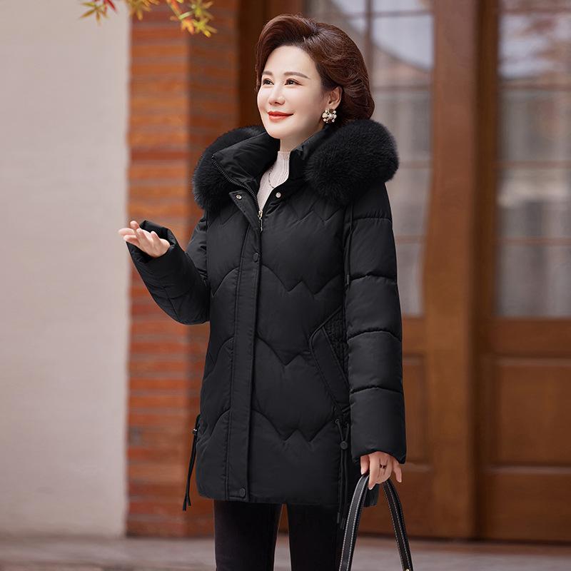 

Новая ветрозащитная легкая куртка с капюшоном и меховым воротником, устойчивая к сминанию, утолщенная, пушистая, теплая, свободного кроя, длинная, из высококачественной ткани, повседневная спортивная куртка 5XL чёрный