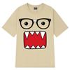 Domo Kun Lustiger Grafikdruck Unisex Lässiges Sommer-T-Shirt mit kurzen Ärmeln für Damen und Herren