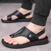 Men's Big Size Summer Sandals: Soft Sole, Non-Slip, Outdoor Flip-Flops, Two-Way Beach Shoes, Sizes 45-48