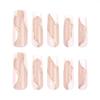 Elegant Press on Nail French Designs Wearable Nail Wraps Artificial Acrylic Nails False Nails Easy to Apply and Remove