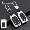 Zinc Alloy Car Key Case Cover For Chevrolet Colorado Silverado 1500 2500HD 3500HD GMC Yukon Sierra Canyon Remote Key Protecor
