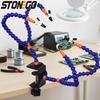 Electronics Soldering Iron Clamp Plastic Table Holder PCB Fixture Helping Hands Repair Tools Kit