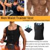 Europejska i Amerykańska Męska Kamizelka Sauna Pot Body Shaper do Kontroli Brzucha i Fitnessu.