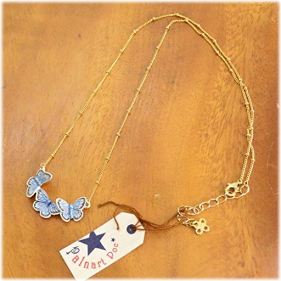 Collana Palnart Poc - Farfalla Blu Yamato [Palnart PocBrough Superior]