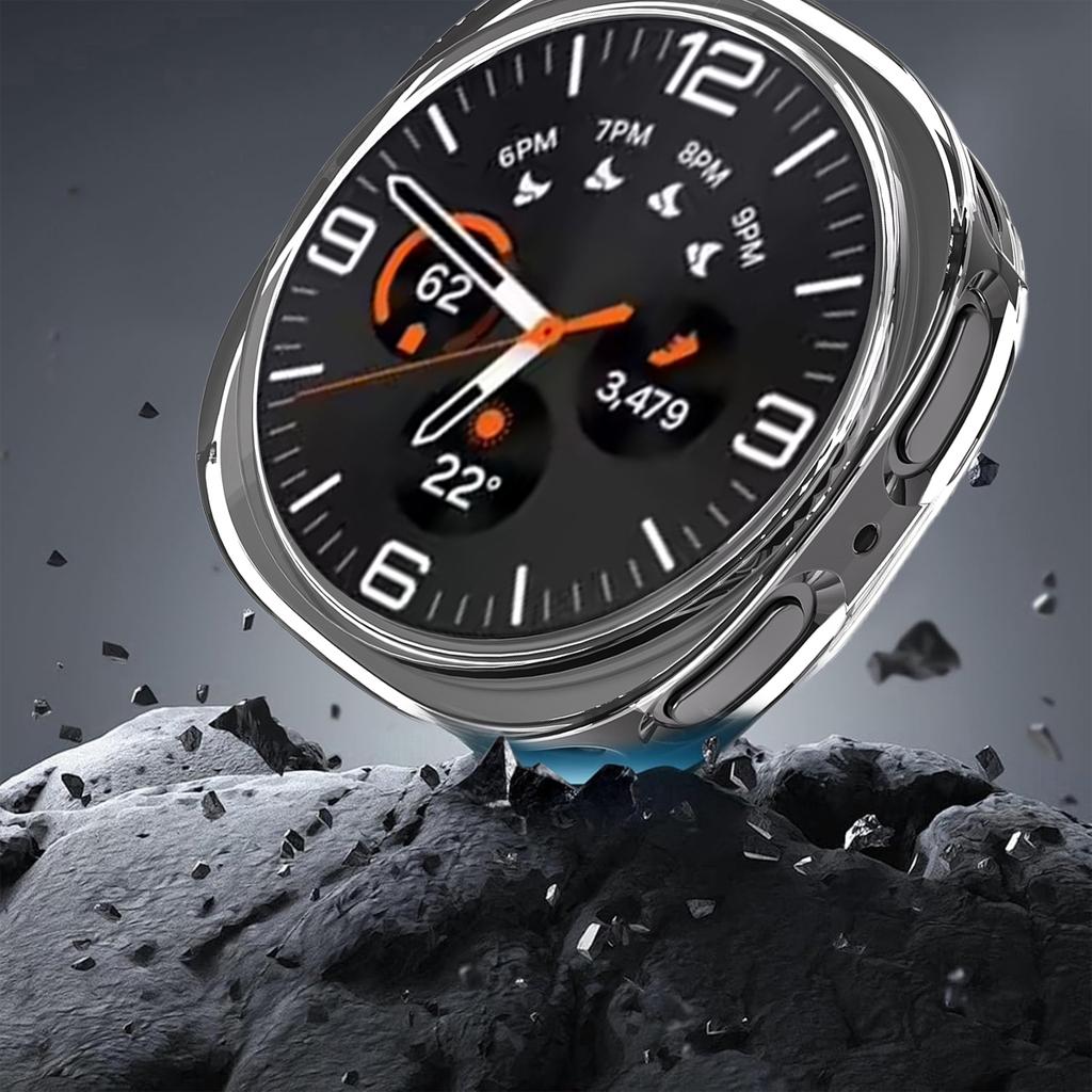 Silikonový řemínek pro Samsung Galaxy Watch 8 40 44mm Pásek s pouzdrem Chránič obrazovky Kryt nárazníku pro chytrý řemínek Náramkové doplňky