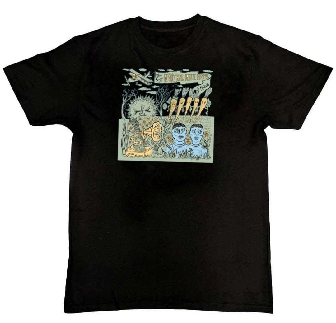 Neutral Milk Hotel Band Art Graphic Print Mens T-Shirt XXXXL