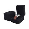 Exquisite Jewelry Display Travel Cases Watch Storage Organizer Display Men Gift Watch Box Short Plush Watch Holder