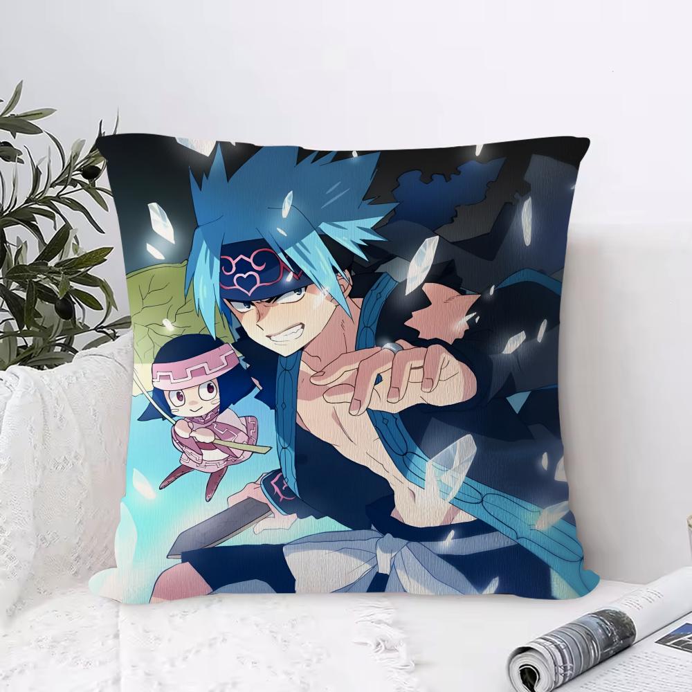Anime Shaman King Pillow Case Ultra Soft Skin Friendly Fabric Cloud Like Comfort & Concealed Zipper
