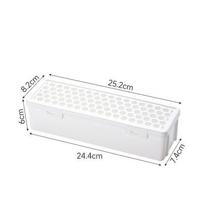 Boîte de Rangement Nettoyage Lave-vaisselle Multifonctionnelle Creuse Boîte de Nettoyage Vaisselle Qualité Alimentaire Boucle