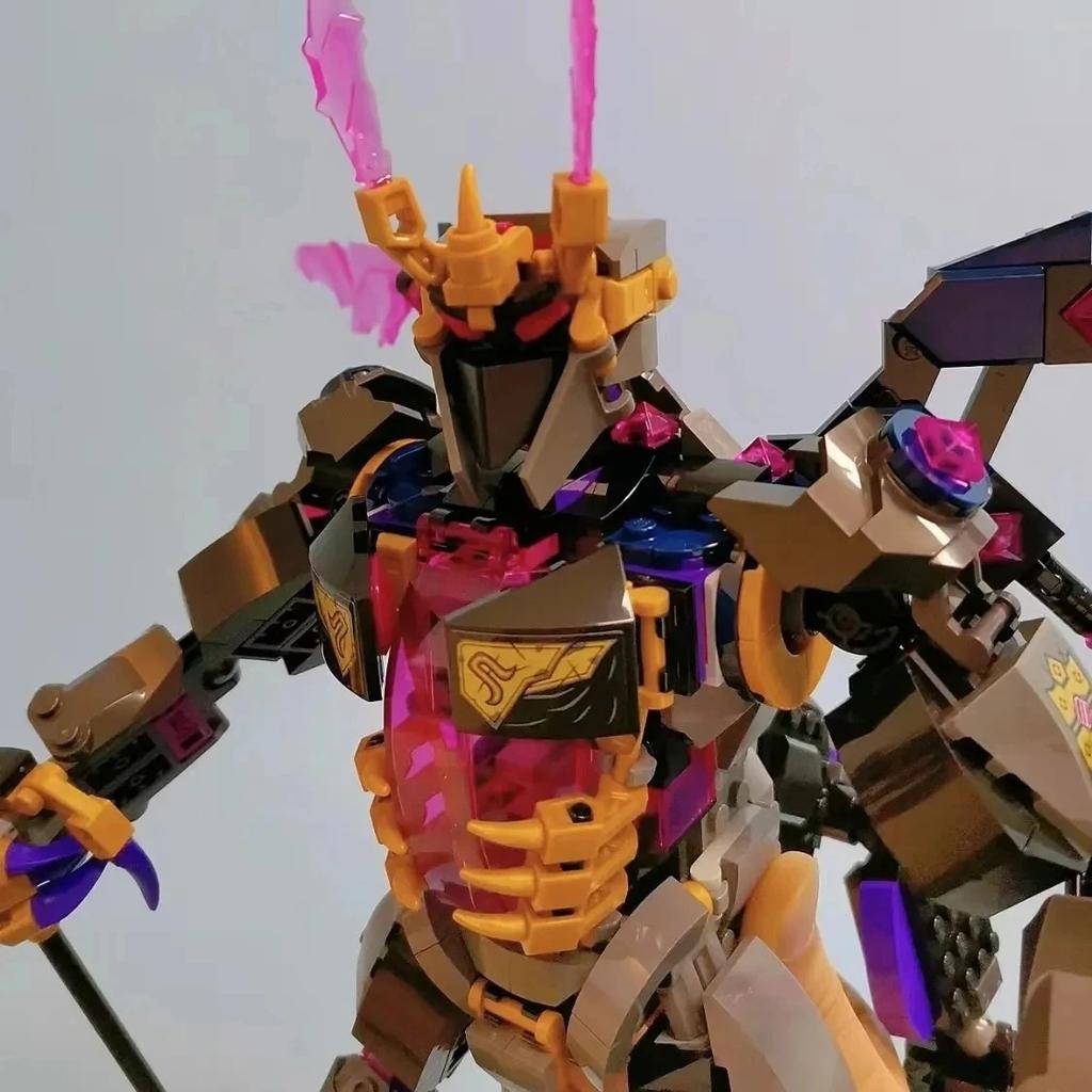 New Season The Crystal King Posable Centaur Creature Wings Platform 71772 Building Block Bricks Toys For Children Gifts