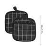 Kitchen Potholders Pad And Stove Oven Gloves Heat Resistant Thermal Anti-heat Take  Pot Cooking Baking Gloves Insulation Pad