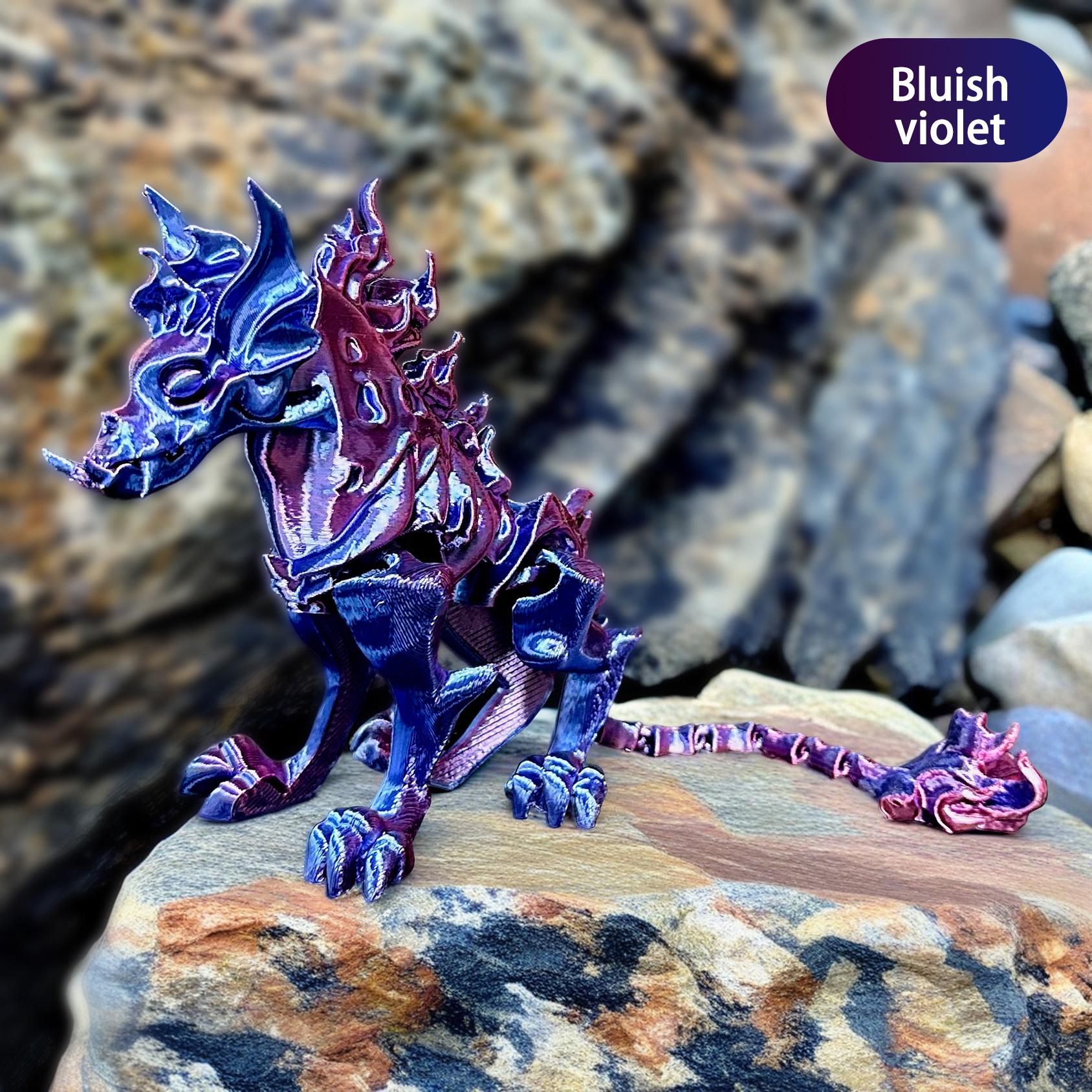 

3D-печатная шарнирная фигурка адской гончей и игрушка-украшение для автомобиля в виде китайского дракона