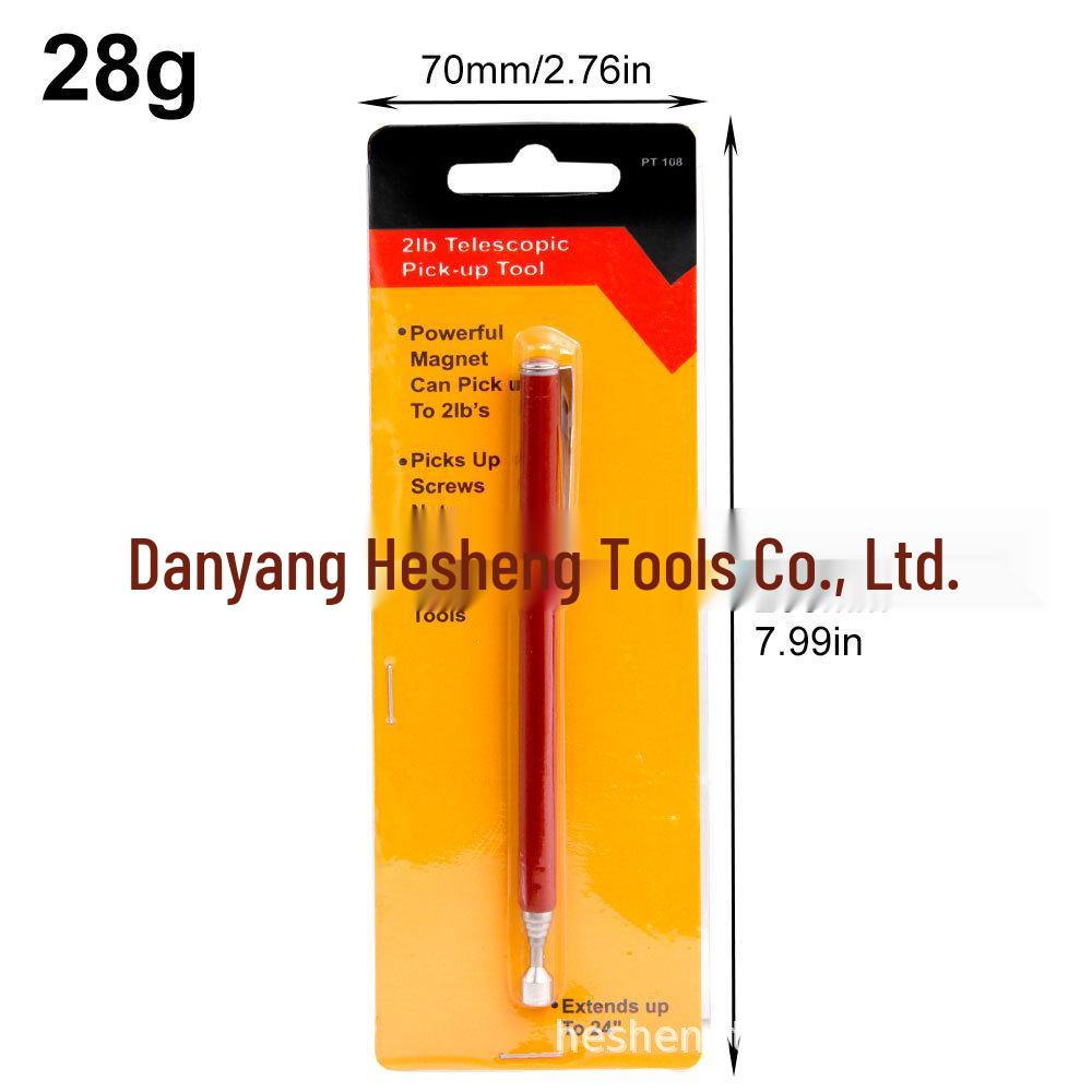Portable Magnetic Extendable Pickup Tool with Clip