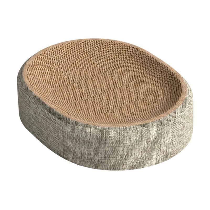 

MultiFunctional Sisal Cats Scratcher Lounge Bed for Scratching Resting Playing Activity Indoor Engagement Scratcher Board 1