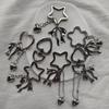 Heart Star Bowknot Charm Keychains Sweet Lovely Pendant Hangings Ornament Keyring Backpack Decoration for Women Girls