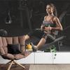 Photomural Woman During Washable Fleece 180x120
