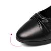 Damesko Kiler Pumps PU Lær Hæler Slip-on Sko Svarte Kontordame Sko Vår Sommer Pumps Lav Plattform Zapatos