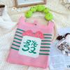 Sommer Damen Niedliche Mini-Tasche Vielseitige Mode Handytasche Cartoon Gestrickte Handtasche Umhängetasche Umhängetasche