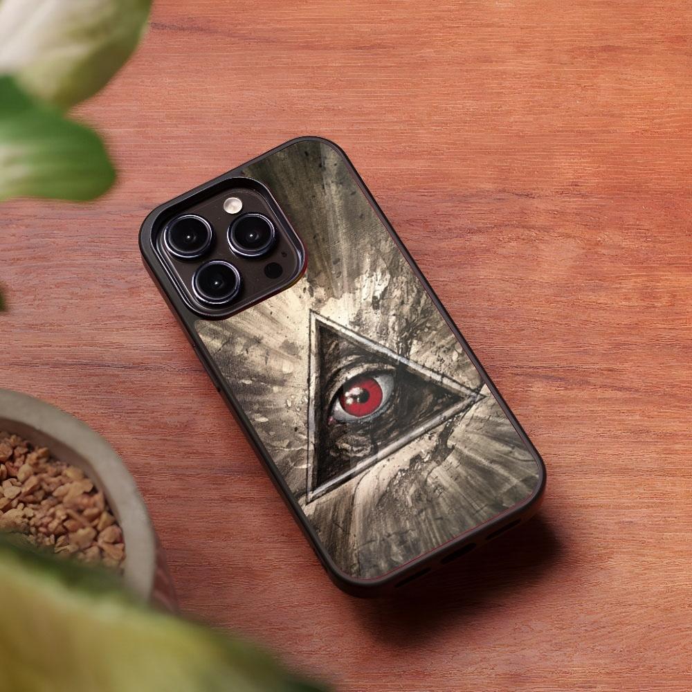 

Illuminati Eye Phone Case for Iphone 16 15 14 13 Pro Max 12 11 Mini 7 8 Plus Se Xr X Xs Fundas Shell PC+TPU Cover iPhone 16pro