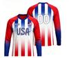 2026 new American football long sleeved jersey breathable casual sportswear 3D printed top unisex