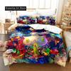New Summer Wars Bedding Set Single Twin Full Queen King Size Bed Set Adult Kid Bedroom Duvet Cover Sets Cool Anime Bed Sheet Set