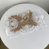 Rectangular Cover Cloth Embroidered Coaster European Placemat  Home Decoration