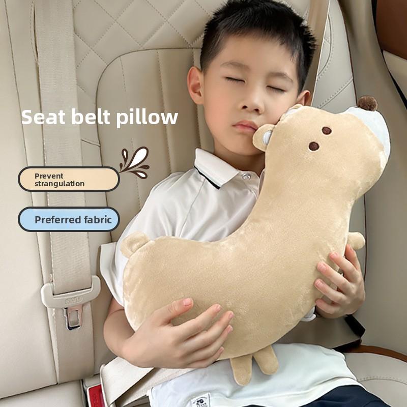 Cute Cartoon Car Seat Belt Shoulder Pads, Anti-Chafing & Anti-Strangulation for Kids, Soft & Comfortable for Baby’s Car Sleep