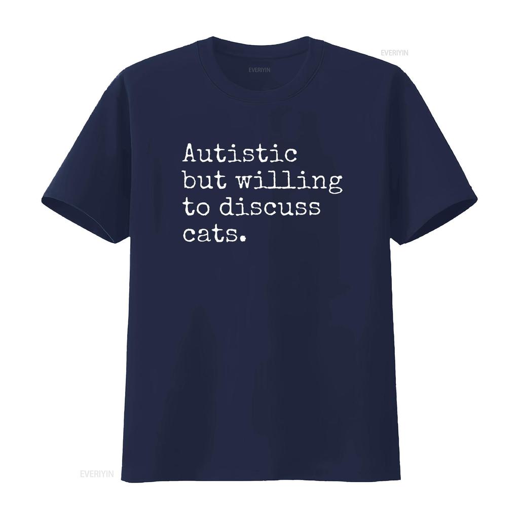 Autism Autistic Asd Aspie Feline Animal Kitten Cat Unique T Shirt for Women Trendy and Fashionable with Bold Prints Vintage