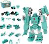 Magnetic Transform Engineering Car Assembled Toys for Toddler Magnetic Blocks for Kids Activities Toy Transforming Robot Car Toy