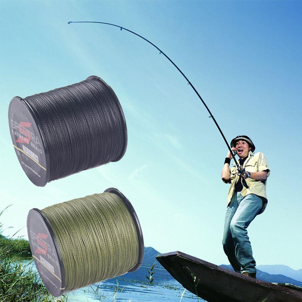 6-80LB Strong Rope Cord PE Braided Tackle Wire Sea Fishing Line 4 Strands Multifilament Thread