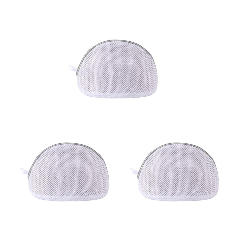 3Pieces Bra Wash Bags for Lingerie Mesh Delicate Zipper Laundry Bag for Women