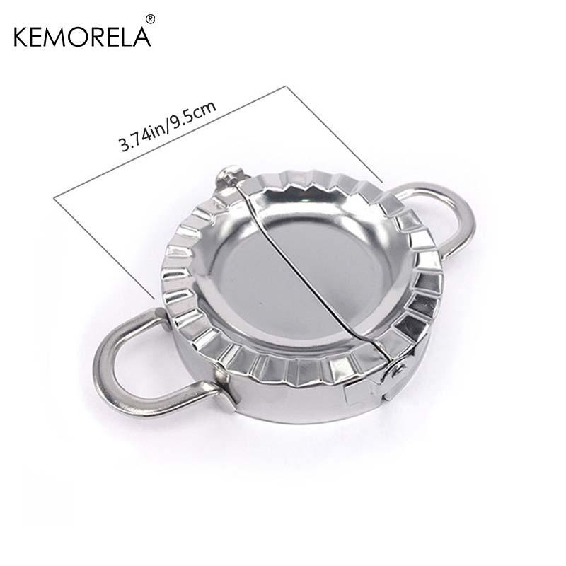 KEMORELA 1PCS Stainless Steel Dumpling Maker Mold Wrapper Dough Cutter Pie Ravioli Dumpling Mould Tools Kitchen Accessories