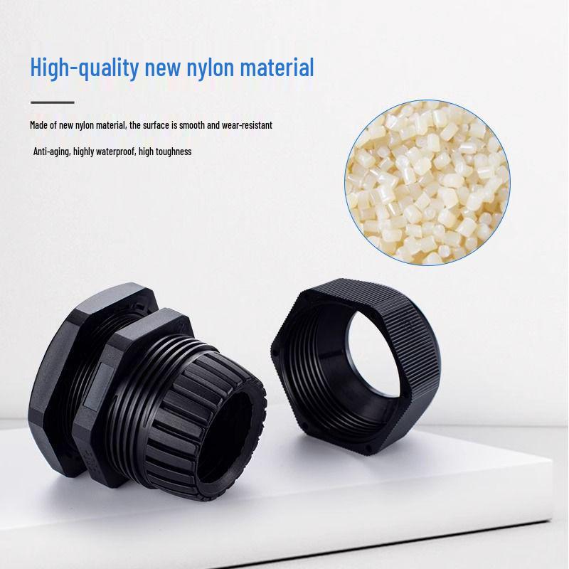 Nylon Waterproof Male Thread Cable Gland Connector