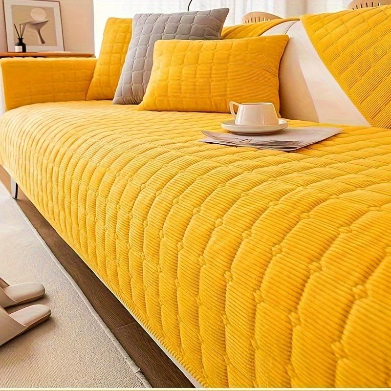 Thicken Plush Sofa Cover European Universal Sofa Towel Cover Slip Resistant Couch Cover Sofa Towel for Living Room Decor
