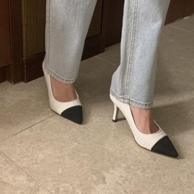 Open Run Sheunkmin Suit Women Office Tweed Minimal High Heel