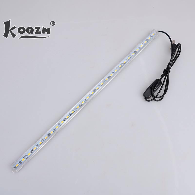 USB Powered LED Rigid Strip DC 5V SMD5630 5630 Warm and Cool White Tube Light