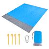 Oversized Beach Towel Mat Sand Free Beach Wind Proof Waterproof Picnic Blankets Beach Mat Oversized Pocket Picnic 4 Anchor