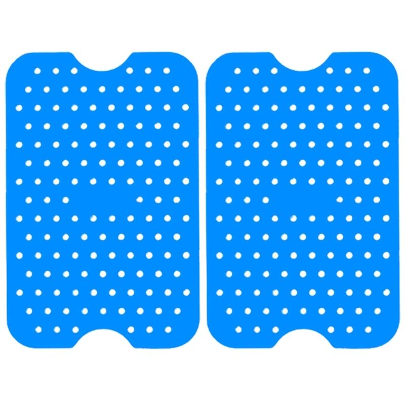 

Pack of 2 Convenient Air Fryers Insert Safety and Sealing Greases Splashes Guard Shield for Double Zone Air Fryers
