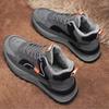 Men Winter Fleece Lined Warm Cotton Shoes Waterproof Non-Slip Thick Sole Wear Resistant Work Safety Sneakers